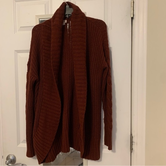 Mossimo Supply Co. Sweaters - Brownish red cardigan​​​​​